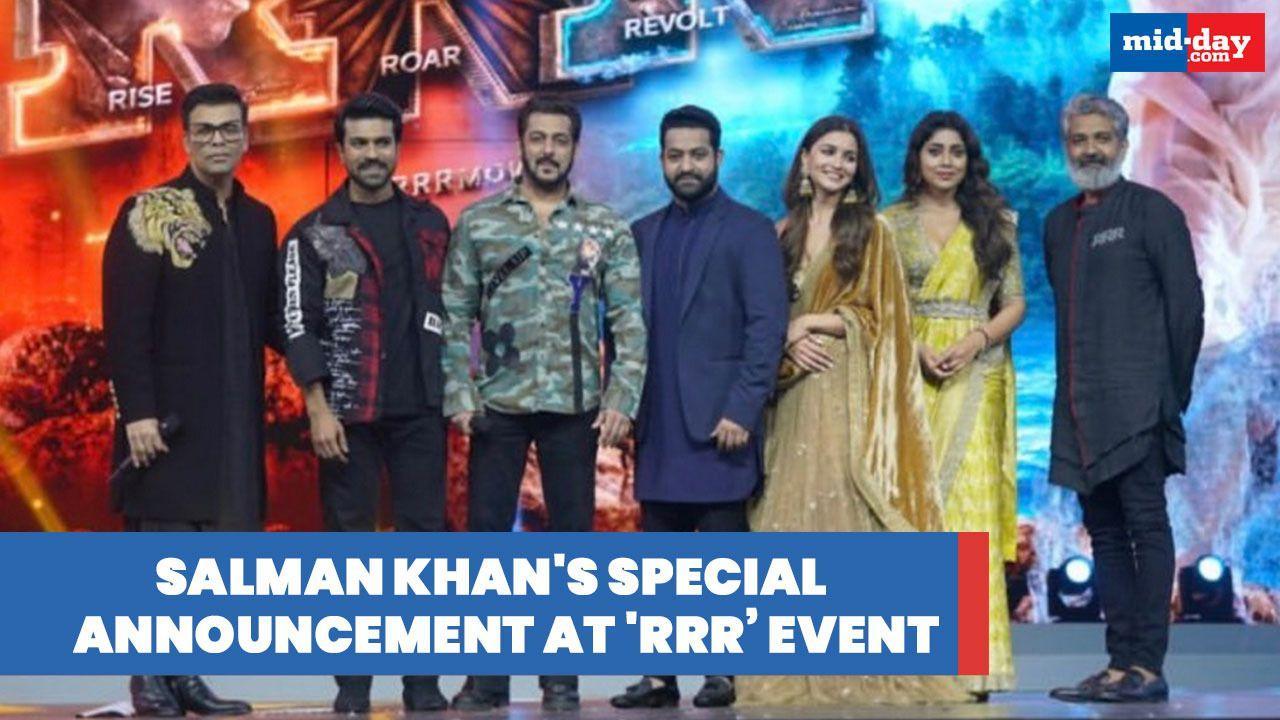 Salman Khan Surprised Fans And The Cast Of 'RRR' At The Film's Promotional Event